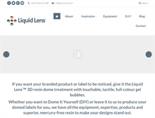 Tablet Screenshot of liquid-lens.com